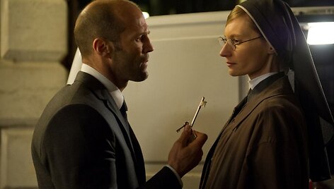Agata Buzek ir Jasonas Stathamas