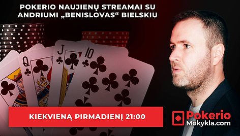 Pokerio naujienos su Andriumi Bielskiu