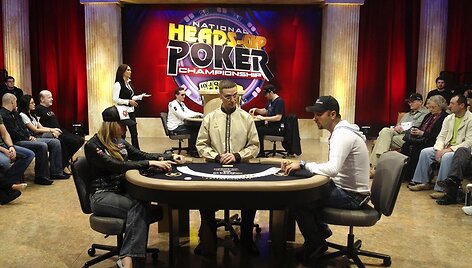 Vannesa Rousso ir Danielis Negreanu Nacionalinio dvikovų čempionato kovoje / ishowdesign.com nuotr.