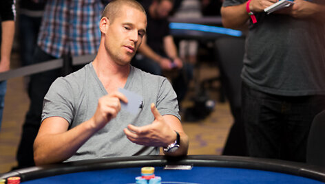 Patrikas Antoniusas "Super High Roller" turnyre / PokerStarsBlog.com nuotr.
