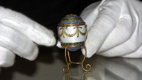 &bdquo;Faberge&ldquo; juvelyriniai kiau&scaron;iniai labai vertinami kolekcininkų