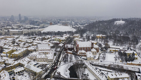 Snieguotas ir baltas Vilnius