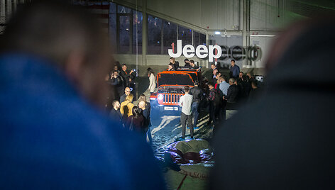 Naujojo &bdquo;Jeep Wrangler&ldquo; pristatymas Vilniuje