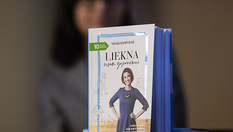 Vaidos Kurpienės knygos &bdquo;Liekna visam gyvenimui&ldquo; pristatymas