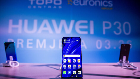 &bdquo;Huawei P30&ldquo; premjera &bdquo;Topo centre&ldquo;