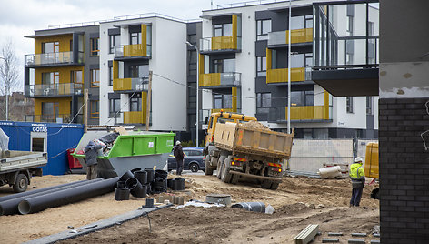 Daugiabučio statybos Budiniškių gatvėje