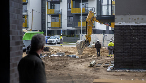 Daugiabučio statybos Budiniškių gatvėje