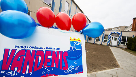 Modulinio darželio &bdquo;Vandenis&ldquo; atidarymas