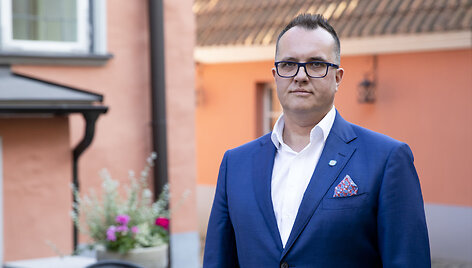 Estijos lietuvių bendruomenės valdybos pirmininkas Vaidas Matulaitis