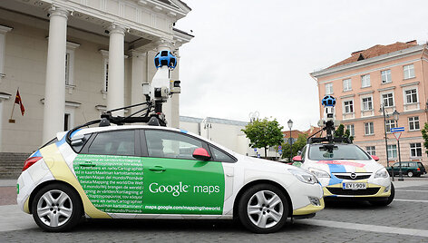 &bdquo;Street View&ldquo; automobiliai Vilniuje