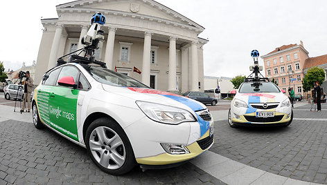 „Street View“ automobiliai Vilniuje