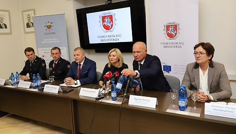 Spaudos konferencija valstybinio lygio civilinės saugos funkcinių pratybų pirminiams rezultatams ir vertinimams pristatyti