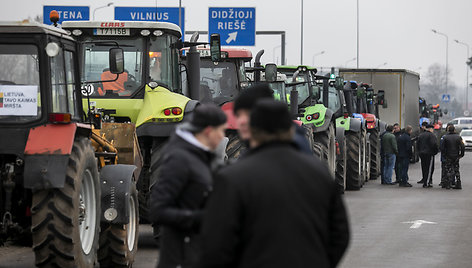 Žemdirbių protesto akcija