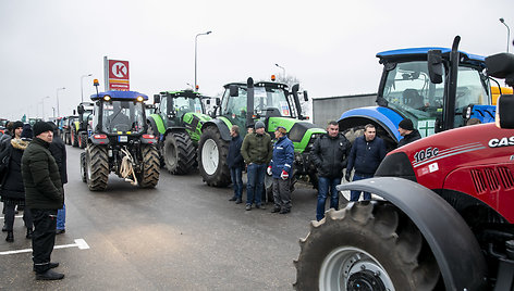 Žemdirbių protesto akcija