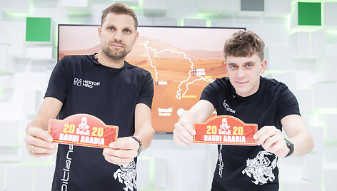 15min studijoje &ndash; Edvinas Ju&scaron;kauskas ir Aisvydas Paliukėnas