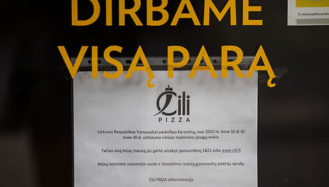 Uždaryta &bdquo;Čili&ldquo; kavinė