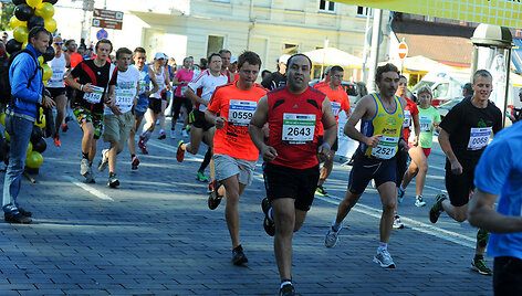 Tarptautinio Vilniaus maratono akimirka