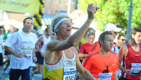 Tarptautinio Vilniaus maratono akimirka