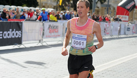 Tarptautinio Vilniaus maratono akimirka