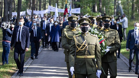 Lietuvos žydų genocido aukų pagerbimo ceremonija