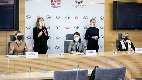 Agnė Bilotaitė, Monika Navickienė, Jurgita &Scaron;iugždinienė