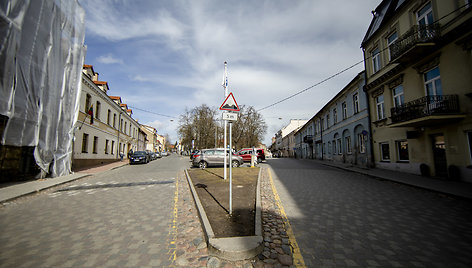 Skveras Vilniuje, kur stovės Petro Repšio skulptūra „Užupio obeliskas“