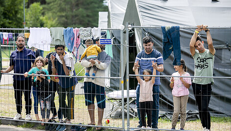 Migrantai Druskininkų užkardoje