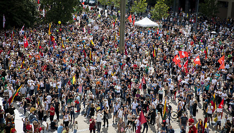 Protestas prieš Galimybių pasą