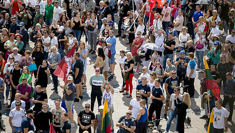 Protestas prieš Galimybių pasą