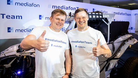 Mediafon Dakaro komandos pristatymas, Tomas Jančys ir Irmantas Bražiūnas