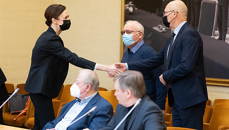 Viktorija Čmilytė-Nielsen susitiko su Nepriklausomybės Akto signatarais