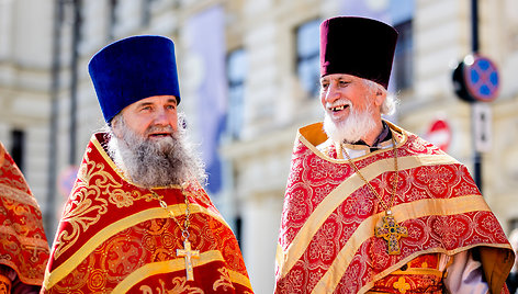 Procesija už Lietuvos stačiatikių vienybę ir karo Ukrainoje stabdymą