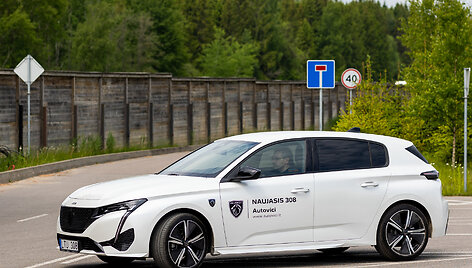 Degalų suvartojimo eksperimentas su &bdquo;Peugeot 308&ldquo;