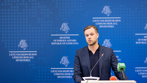 G.Landsbergis: mobilizuojamiems karui prieš Ukrainą rusams Lietuva neteiks prieglobsčio