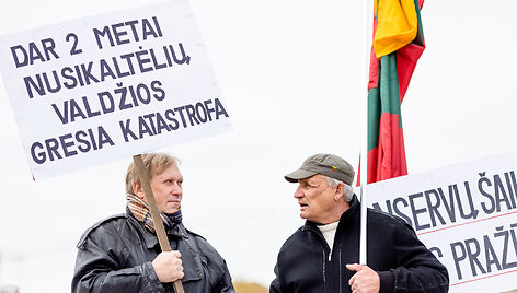 Lietuvos &scaron;eimų sąjūdžio mitingas