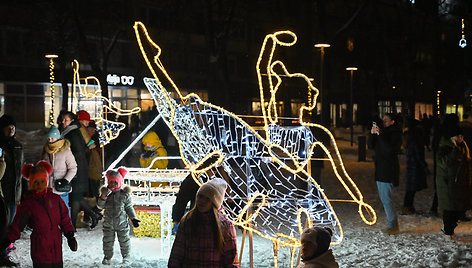 Panevėžio Kalėdų eglės įžiebimas