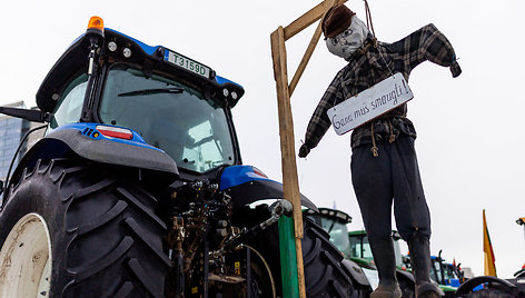 Vilniuje prasidėjo žemdirbių mitingas