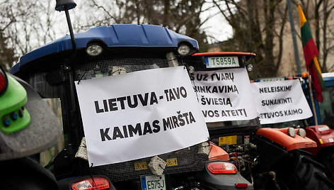 Vilniuje prasidėjo žemdirbių mitingas