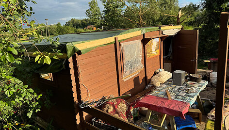 Viesulo padariniai &Scaron;iaulių rajone