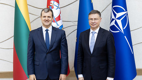 Valdis Dombrovskis, Gintautas Paluckas