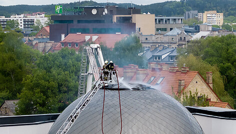 Gaisras Vilniaus planetariume
