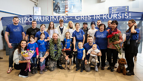Aurimas Mockus parskrido į Lietuvą