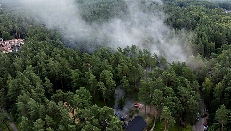 Gaisras restorane &bdquo;Pu&scaron;ynai Food on Fire&ldquo;