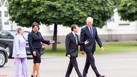 Michal Herzog, Diana Nausėdienė, Isaakas Hercogas, Gitanas Nausėda