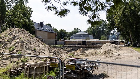 Statybos Palangos J.Basanavičiaus gatvėje