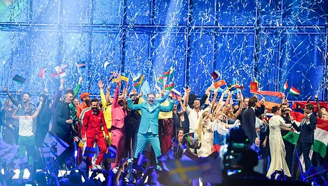  Pirmojo „Eurovizijos“ pusfinalio akimirka