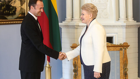 Edgaras Montvidas ir Dalia Grybauskaitė