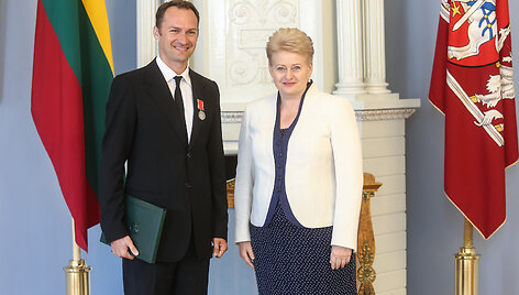 Edgaras Montvidas ir Dalia Grybauskaitė