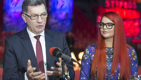 Algirdas Butkevičius ir Gintarė Valaitytė
