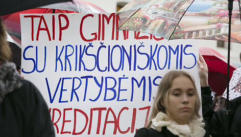 V.Sirokomlės mokyklos bendruomenės akcija